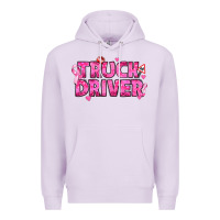 Lilac Breast Cancer truck driver Premium Hoodie - texasbilliewilder