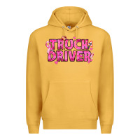 Mustard Breast Cancer truck driver Premium Hoodie - texasbilliewilder