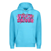 Ocean Blue Breast Cancer truck driver Premium Hoodie - texasbilliewilder