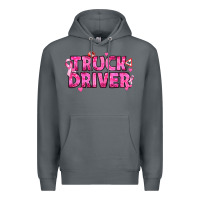 Rock Breast Cancer truck driver Premium Hoodie - texasbilliewilder