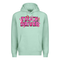 Seafoam Breast Cancer truck driver Premium Hoodie - texasbilliewilder