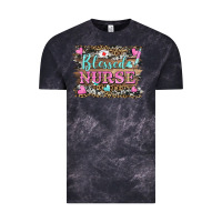 Cloud Black blessed nurse Vintage Tee - BarkalooDesign