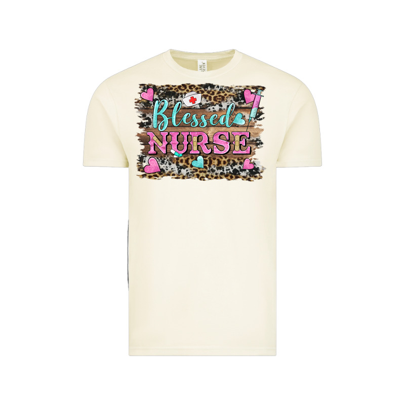 Blessed Nurse Vintage Tee by BarkalooDesign | Teevron