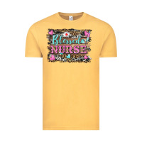 Vintage Mustard blessed nurse Vintage Tee - BarkalooDesign