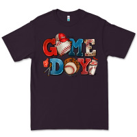 Plum game day baseball Premium Tee - AdoDesignShop