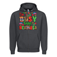 Smoke too busy being hermosa Zipper Hoodie - LillyAllenDesigns
