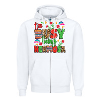 White too busy being hermosa Zipper Hoodie - LillyAllenDesigns