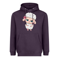 Plum cute sheep Heavyweight Hoodie - texasbilliewilder