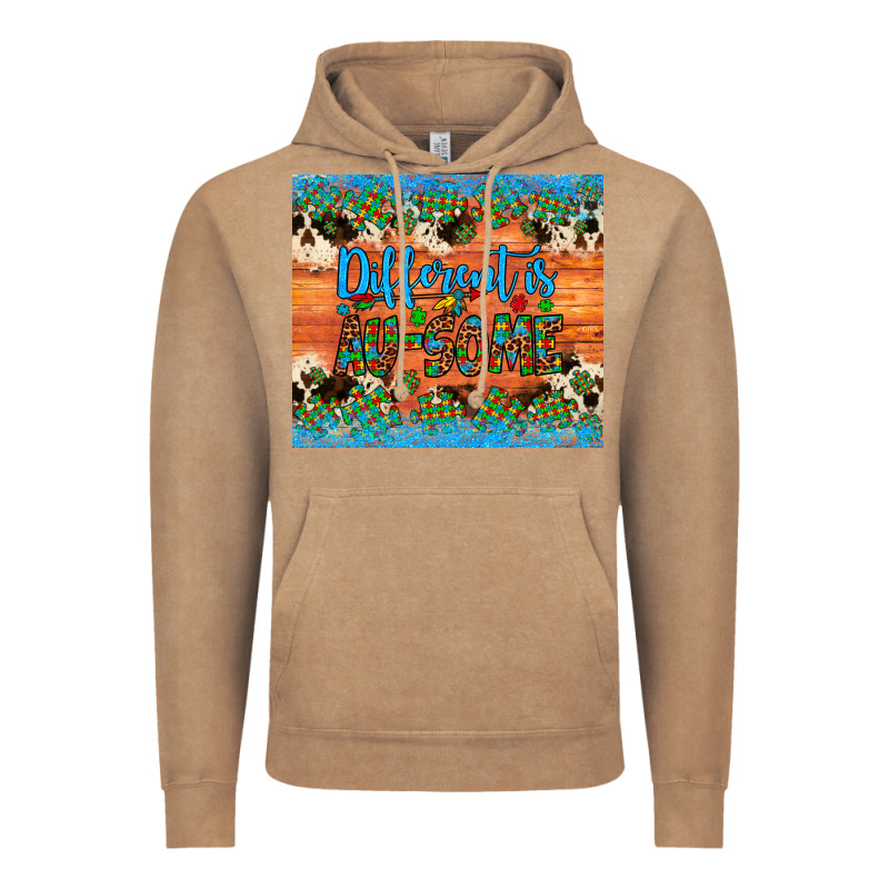 Different Is Au Some Autism Awareness Cowhide Leopard Tumbler Vintage Hoodie by Artiststas | Teevron