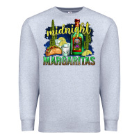 Heather Grey Midnight Margaritas Premium Sweatshirt - texasbilliewilder