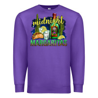 Purple Midnight Margaritas Premium Sweatshirt - texasbilliewilder