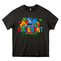 Asphalt different is beautiful autism stitch Heavy Core Tee - Zillion Design Studio