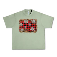 Oil Green snowflake background Urban Heavy Tee - BarkalooDesign