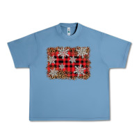 Pebble Blue snowflake background Urban Heavy Tee - BarkalooDesign