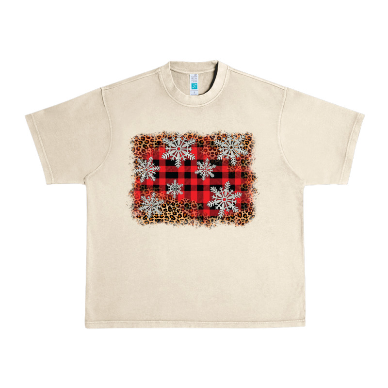 Snowflake Background Urban Heavy Tee by BarkalooDesign | Teevron