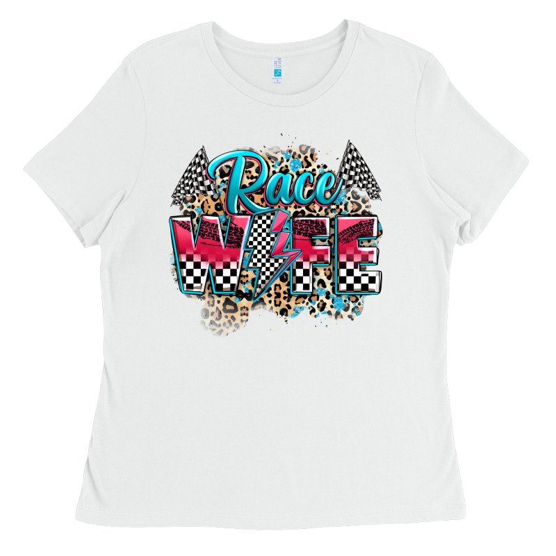 Race Wife Ladies Tee by Zillion Design Studio | Teevron