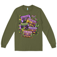 Mardi Gras Cassette Tapes Long Sleeve Tee | Teevron