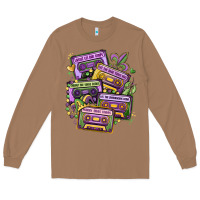 Toasted Coconut mardi gras cassette tapes Long Sleeve Tee - MaliasSmallBusiness