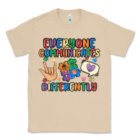 Mushroom everyone communicates differently Classic Tee - MaliasSmallBusiness