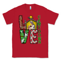 Red Love Come Down Classic Tee - CowhideDigitalArt