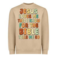 Mushroom jesus loves me this i know for the bible tells me Heavyweight Sweatshirt - MaliasSmallBusiness