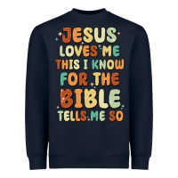 Navy jesus loves me this i know for the bible tells me Heavyweight Sweatshirt - MaliasSmallBusiness