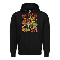 Black you had me at salsa Zipper Hoodie - LillyAllenDesigns