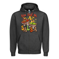 Charcoal Heather you had me at salsa Zipper Hoodie - LillyAllenDesigns