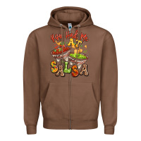 Chestnut you had me at salsa Zipper Hoodie - LillyAllenDesigns