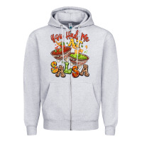 Heather Grey you had me at salsa Zipper Hoodie - LillyAllenDesigns