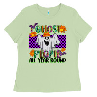 Matcha I Ghost People All Year Round Ladies Tee - texasbilliewilder