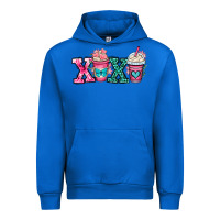 Cobalt xoxo coffee cups Urban Hoodie - OliviaCreatesArt
