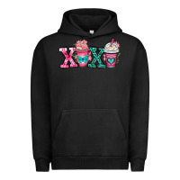 Pigment Black xoxo coffee cups Urban Hoodie - OliviaCreatesArt