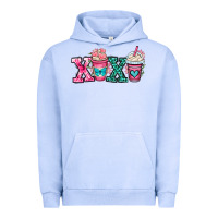 Pigment Grape Ice xoxo coffee cups Urban Hoodie - OliviaCreatesArt
