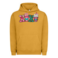 Pigment Peanut Butter xoxo coffee cups Urban Hoodie - OliviaCreatesArt