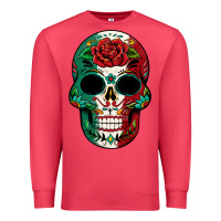 Cardinal Mexican Skull Premium Sweatshirt - texasbilliewilder