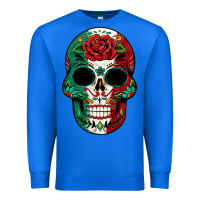 True Royal Mexican Skull Premium Sweatshirt - texasbilliewilder