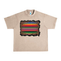 French Oak serape background Urban Heavy Tee - BarkalooDesign