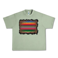 Oil Green serape background Urban Heavy Tee - BarkalooDesign