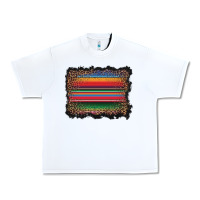 White serape background Urban Heavy Tee - BarkalooDesign