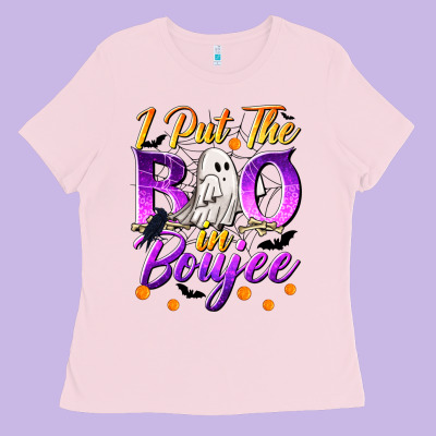 I Put The Boo In Boujee Ladies Tee Designed By Texasbilliewilder