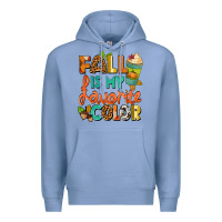 Colony Blue Fall is my favorite color Premium Hoodie - NancyCooperArtShop
