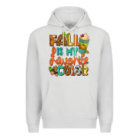 Dove Grey Fall is my favorite color Premium Hoodie - NancyCooperArtShop