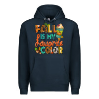 Navy Fall is my favorite color Premium Hoodie - NancyCooperArtShop