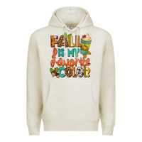 Oatmeal Heather Fall is my favorite color Premium Hoodie - NancyCooperArtShop