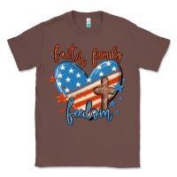 Chestnut faith family freedom Classic Tee - MaliasSmallBusiness