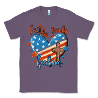 Lavender faith family freedom Classic Tee - MaliasSmallBusiness