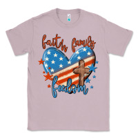 Lilac faith family freedom Classic Tee - MaliasSmallBusiness