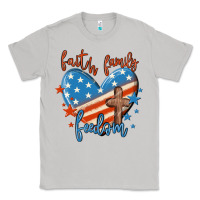 Moon Dust faith family freedom Classic Tee - MaliasSmallBusiness