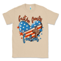 Mushroom faith family freedom Classic Tee - MaliasSmallBusiness